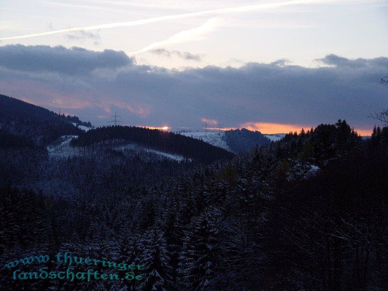 Winterlandschaft bei Lichtenhain