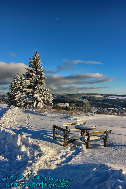 Blick von der Jugendherberge Schnett