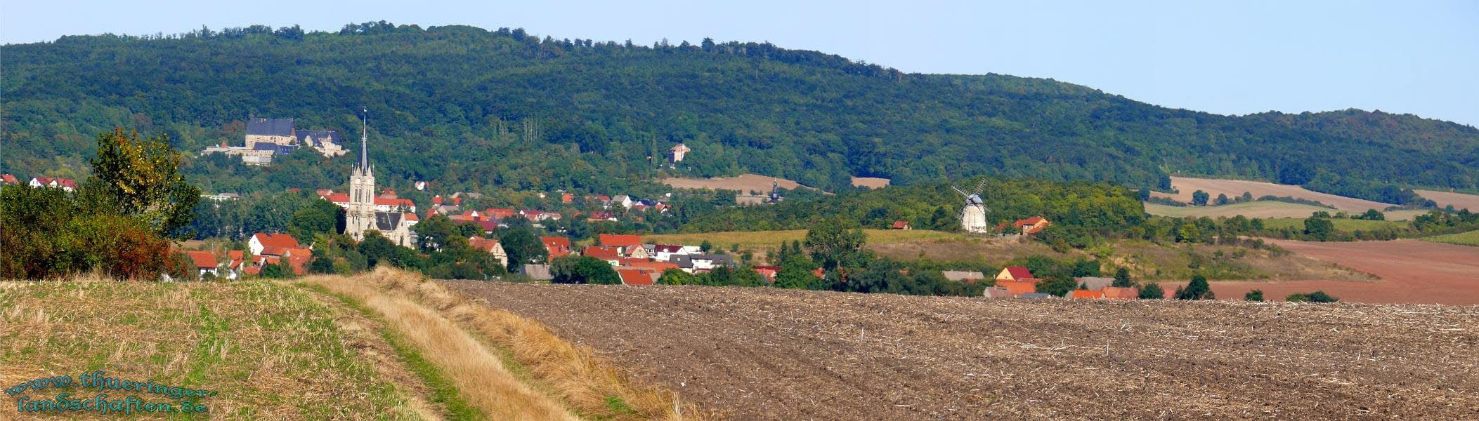 Beichlingen (Dorfkirche, Hollnder-Windmhle und Schlo)