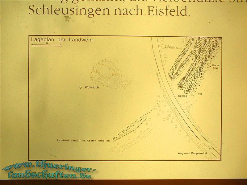 Landwehr zwischen Poppenwind und Wiedersbach