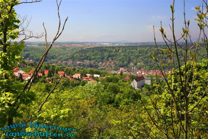 Blick vom Rohrer Berg aus auf Meiningen