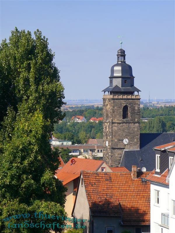 Blick zur Margarethenkirche