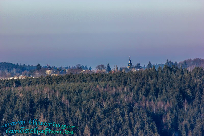 Blick von Volkmannsdorf auf Dittrichshtte