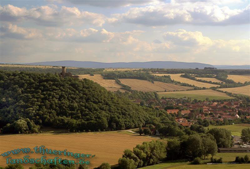 Blick von der Burg Gleichen