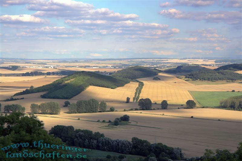 Blick von der Burg Gleichen