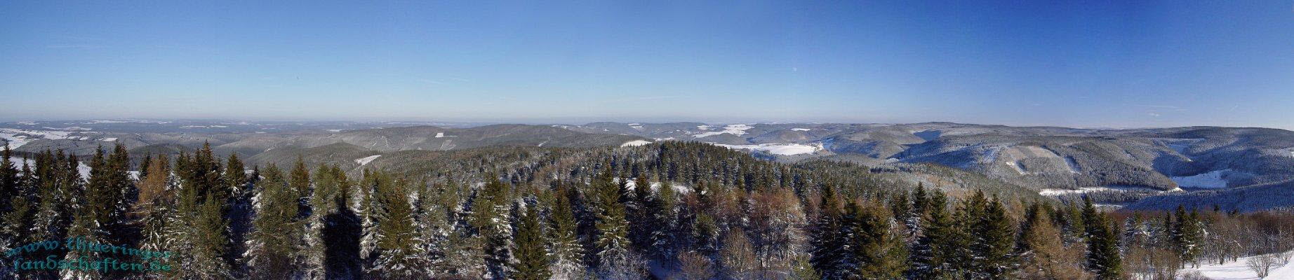 Blick vom Frbelturm Deesbach aus