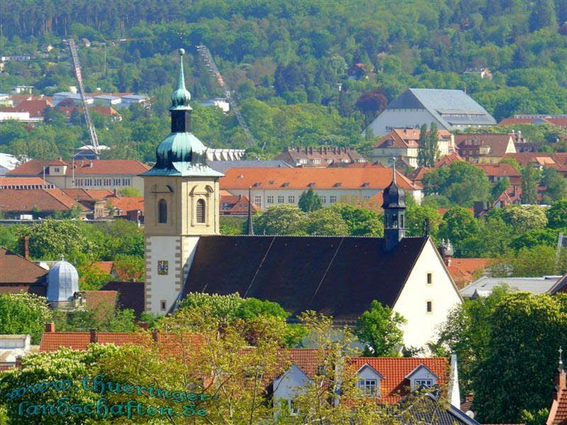 Blick von der Citadelle auf dem Petersberg