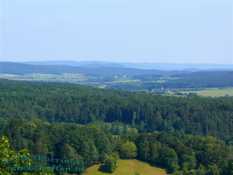 Weitsicht von der Veste Heldburg