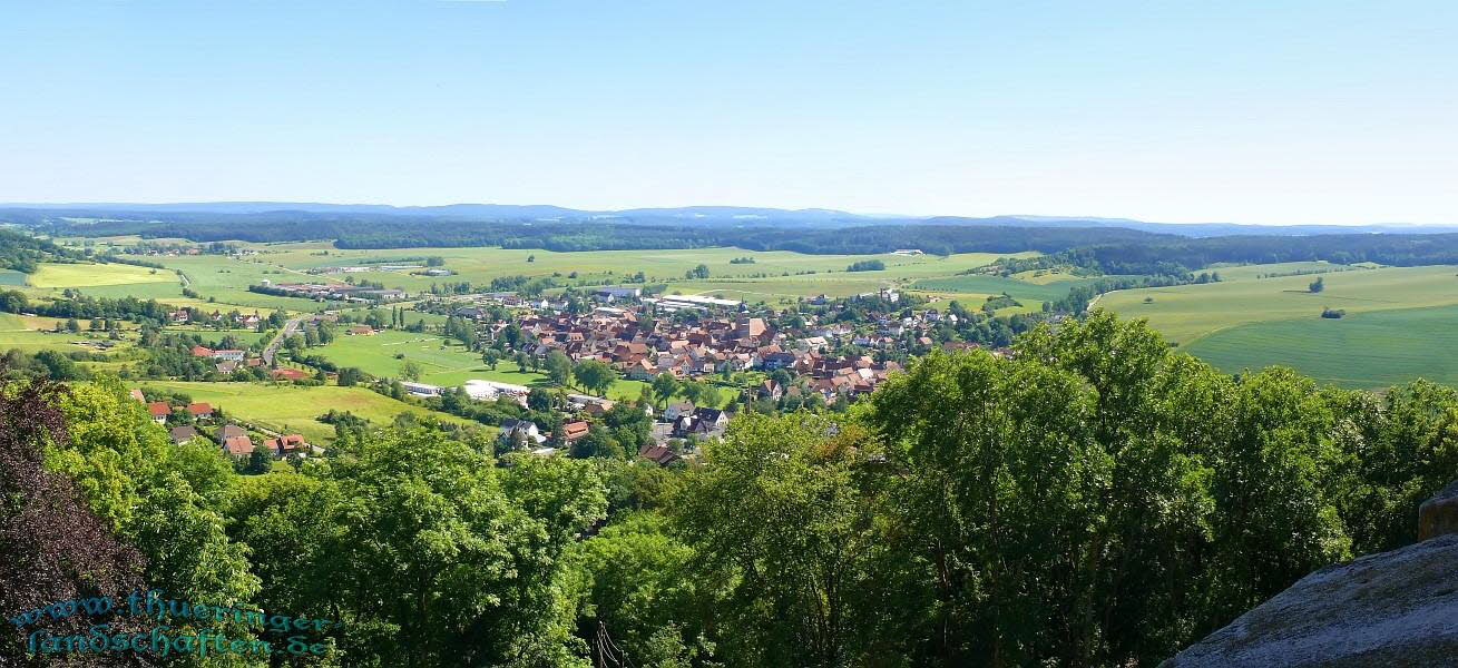 Weitsicht von der Veste Heldburg