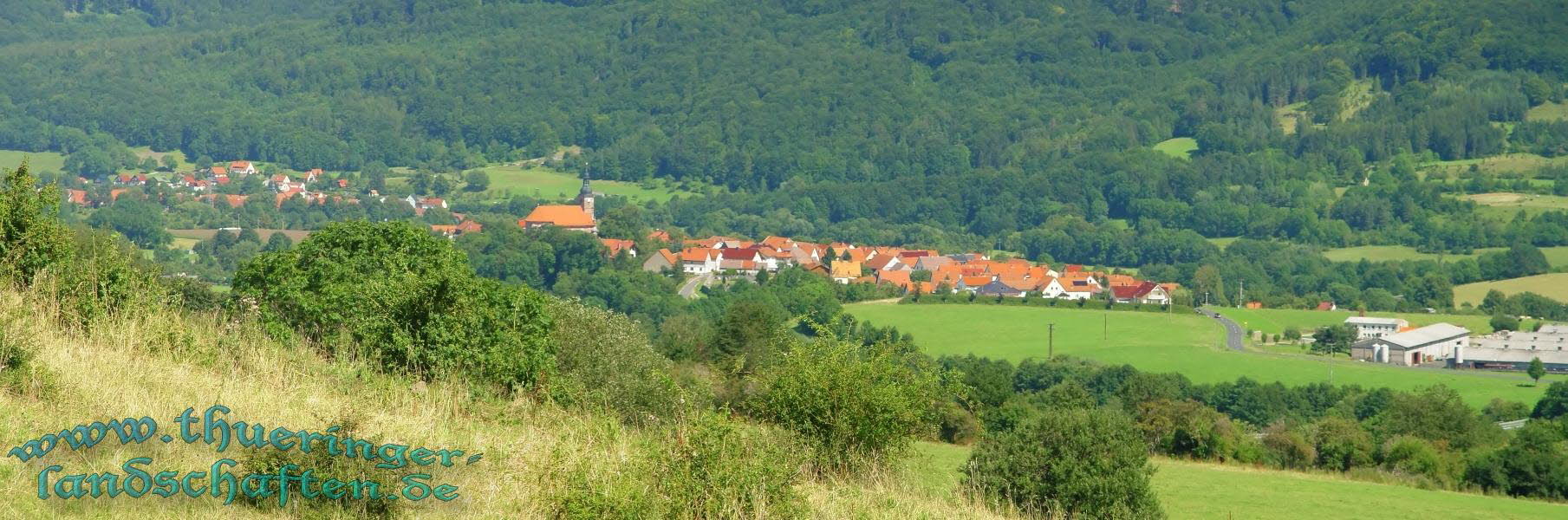 Weitsicht vom Katzenstein bei Andenhausen (Probstei Zella)