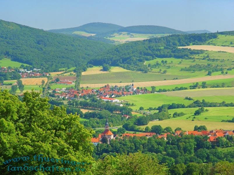 Weitsicht von Fhlritz (Zella, Diedorf, Fischbach)