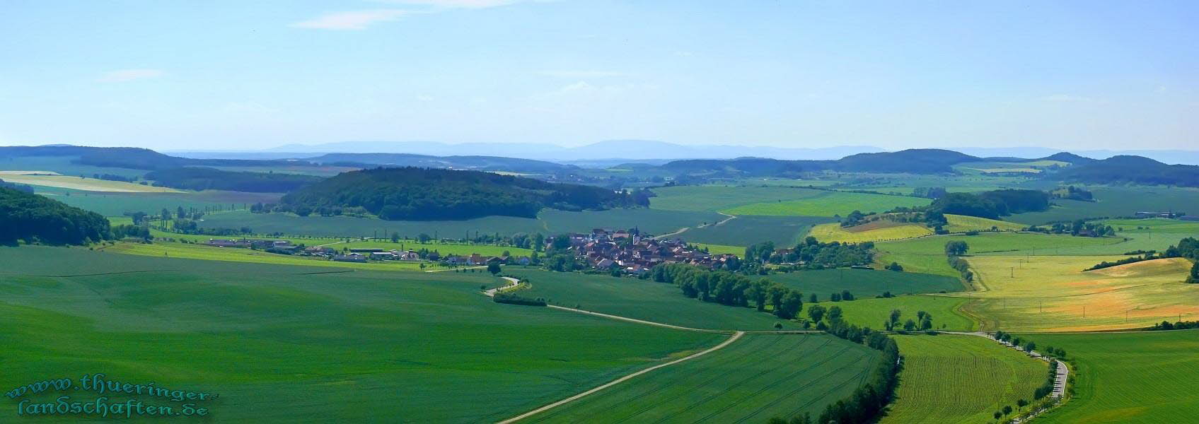 Weitsicht von der Veste Heldburg