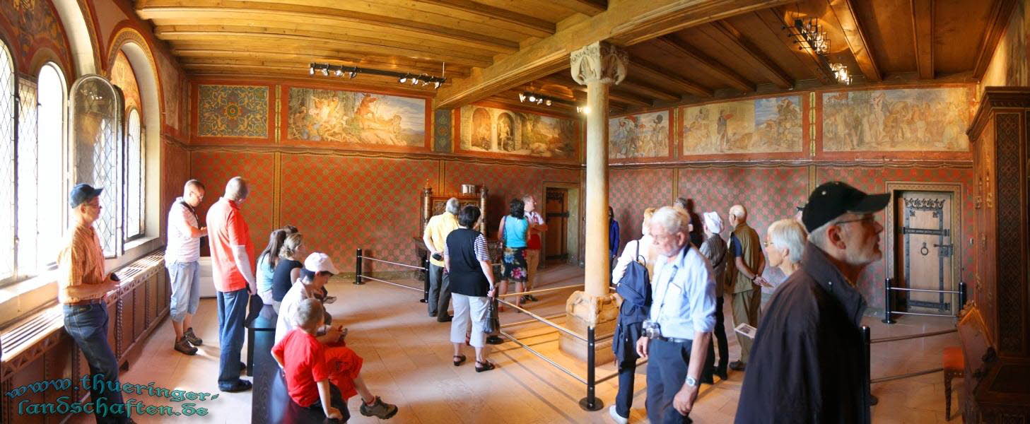 Ausstellung auf der Wartburg (Landgrafenzimmer)