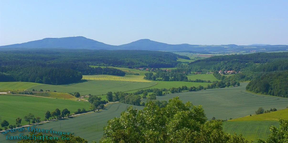 Weitsicht von der Veste Heldburg