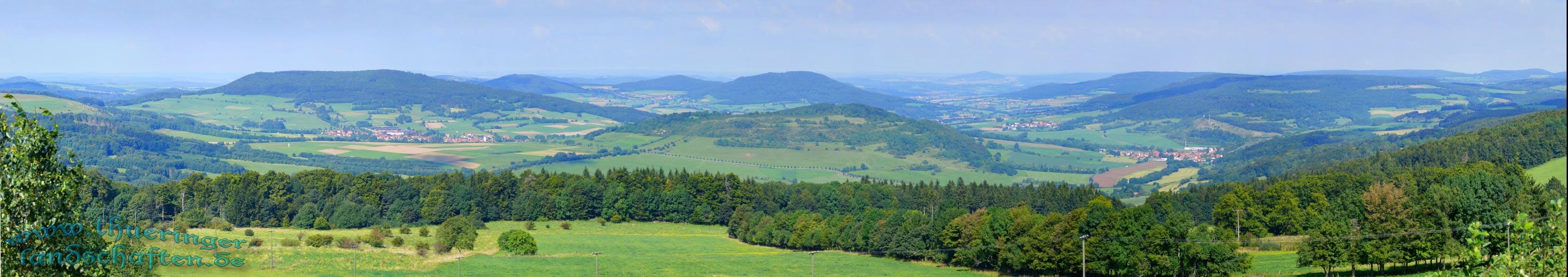 Weitsicht vom Aussichtspunkt Ellenbogen bei Frankenheim