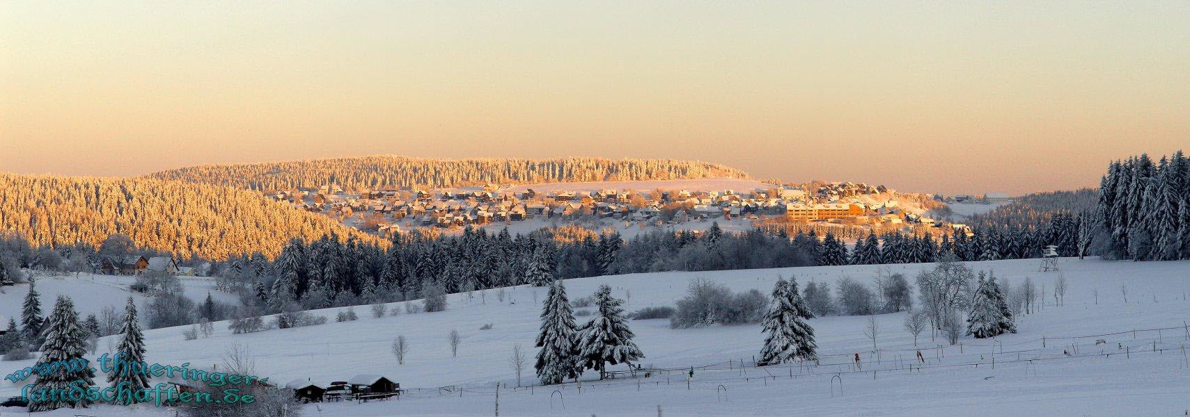 Blick von Siegmundsburg auf Steinheid