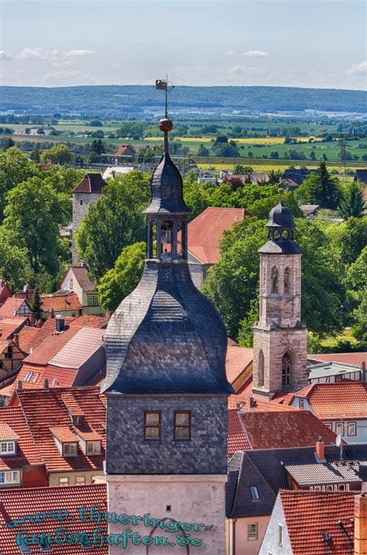 Marktkirchenblick (Rathausturm, Augustinerklosterturm, Nordturm)