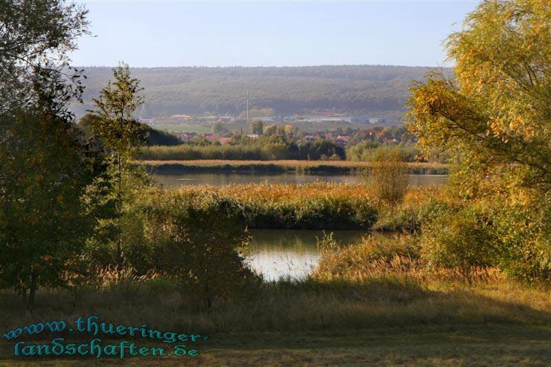 Talsperre Dachwig, Blick nach Gierstdt