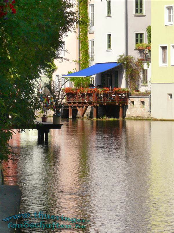 Die Gera an der Schlsserbrcke