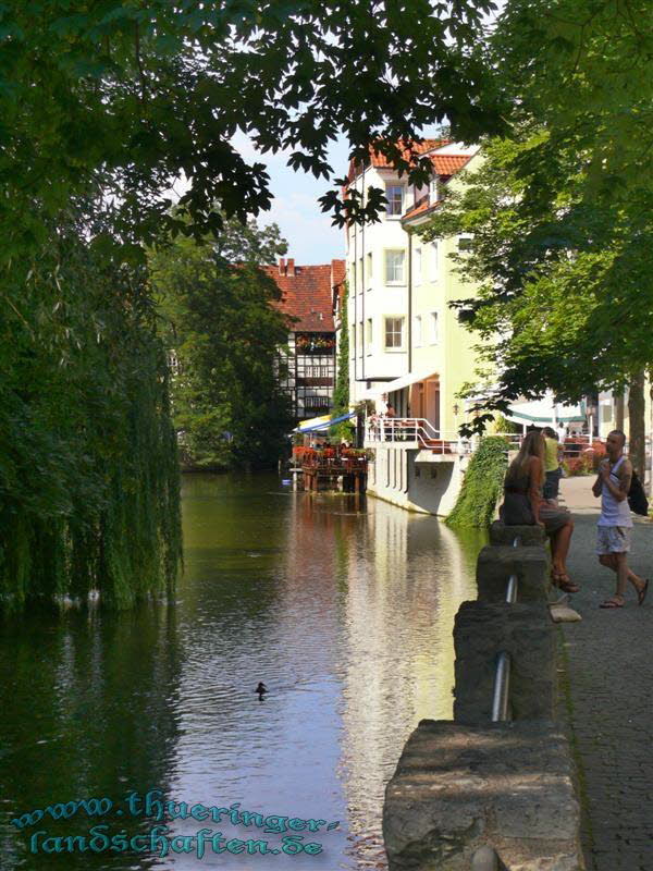 Die Gera an der Schlsserbrcke