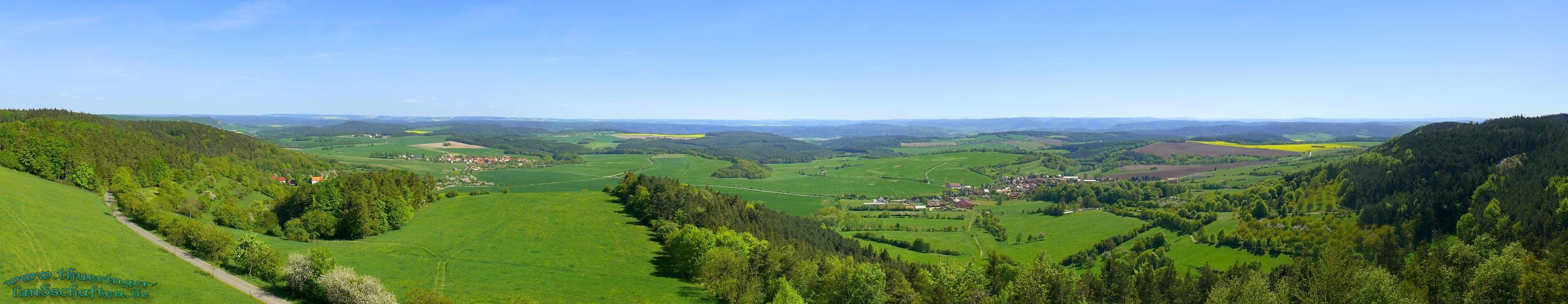 Weitsicht vom Luisenturm bei Kleinkochberg