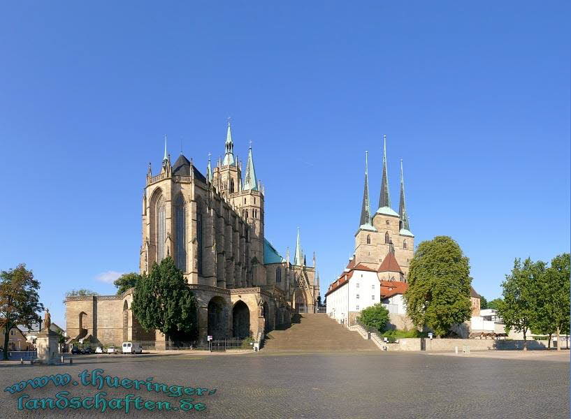 Domplatz, Erfurter Dom & Severiikirche