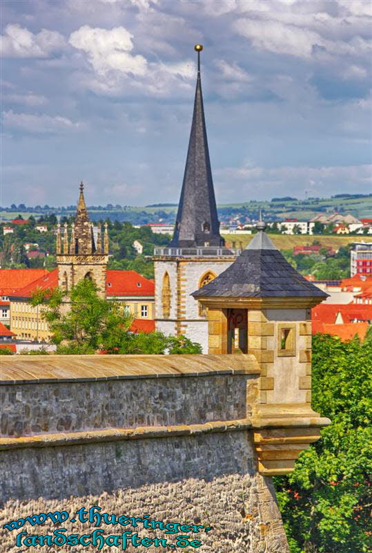 Blick von der Citadelle Petersberg