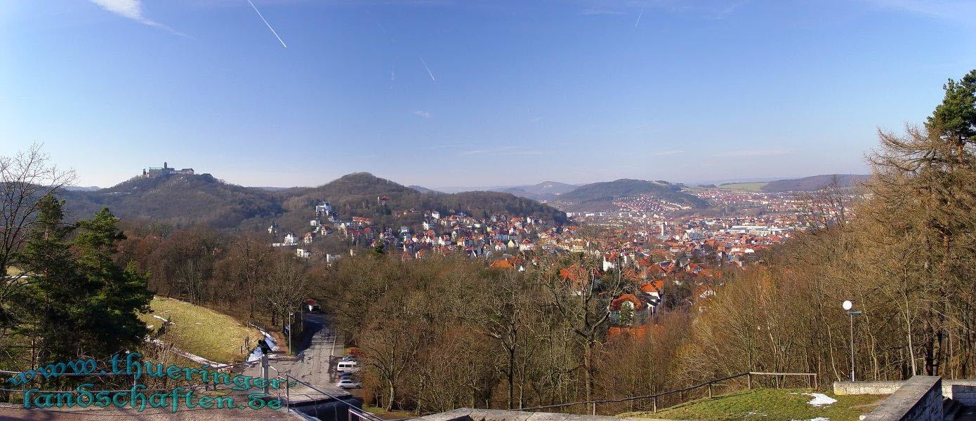 Blick auf Eisenach