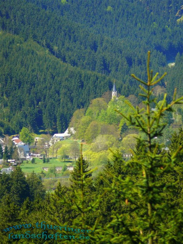 Blick vom Aussichtspunkt Weidmannsheil bei Neuhaus-Rwg