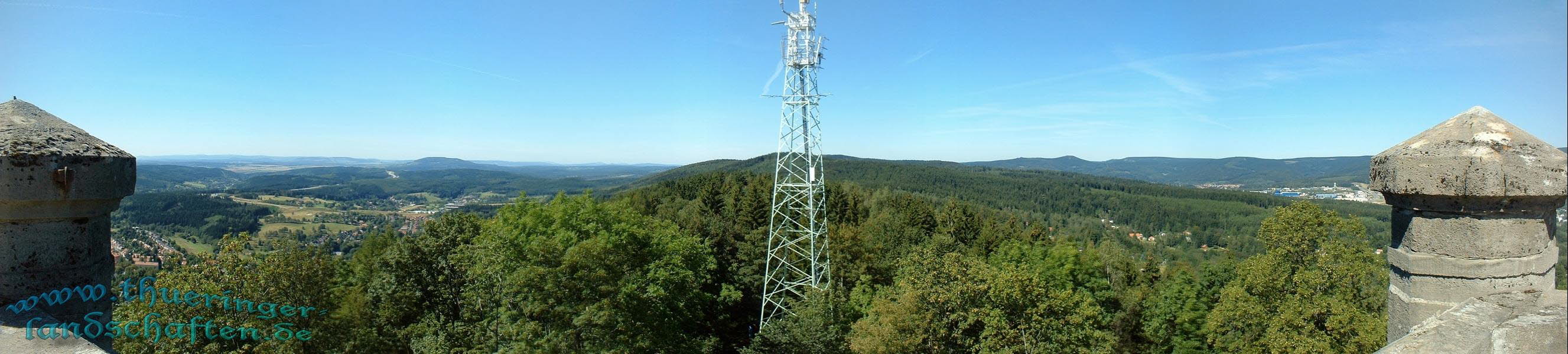 Blick vom Domberg in Suhl (N)