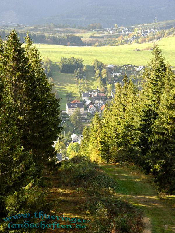 Blick vom Frbelturm Deesbach