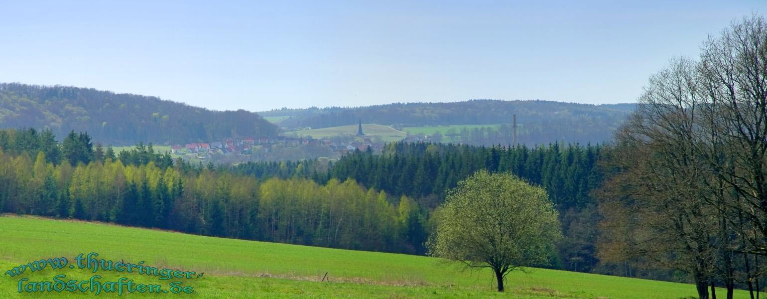 Blick vom Sportplatz Gomannsrod nach Veildorf