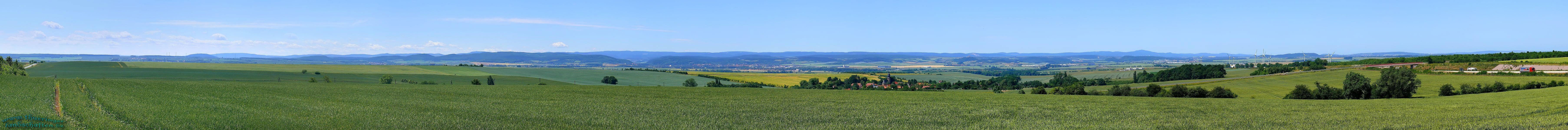 Blick von Egstedt bei Erfurt