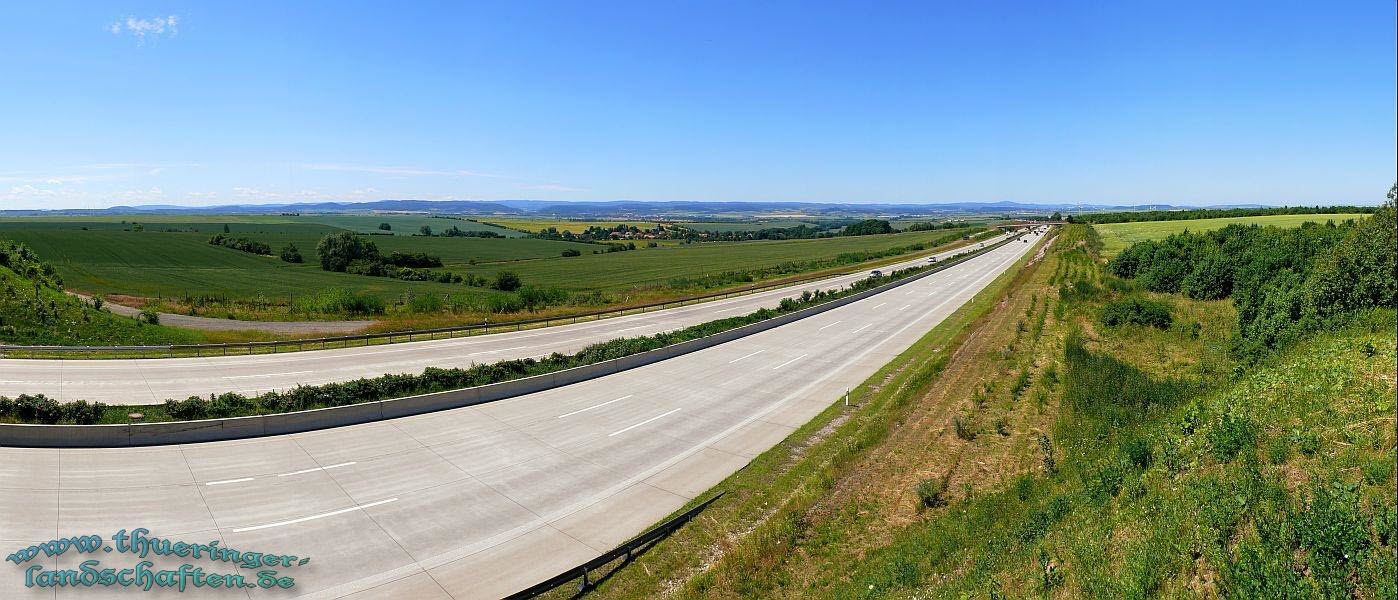 Blick von Egstedt bei Erfurt