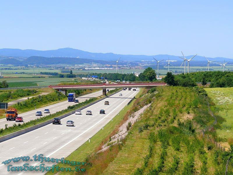 Blick von Egstedt bei Erfurt