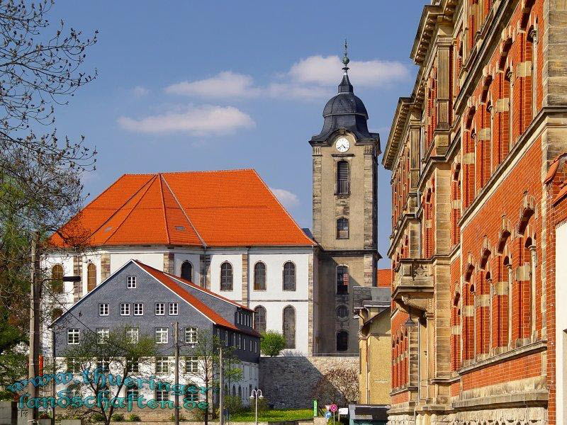 Christuskirche und Technikum Hildburghausen