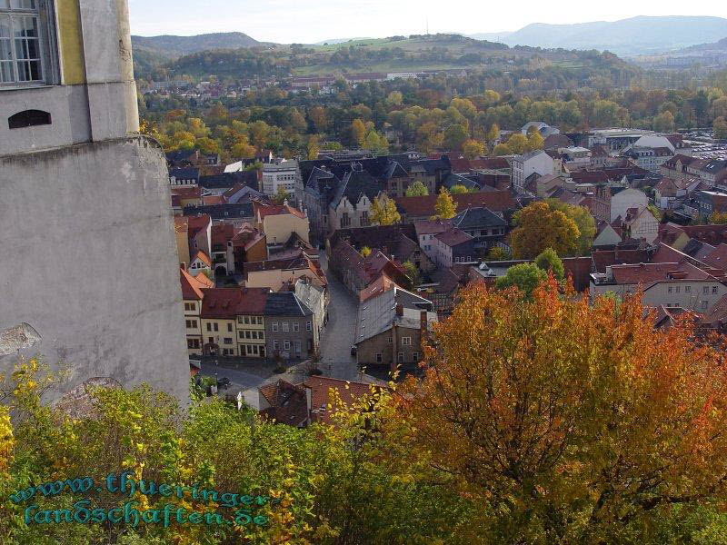 Blick auf Rudolstadt