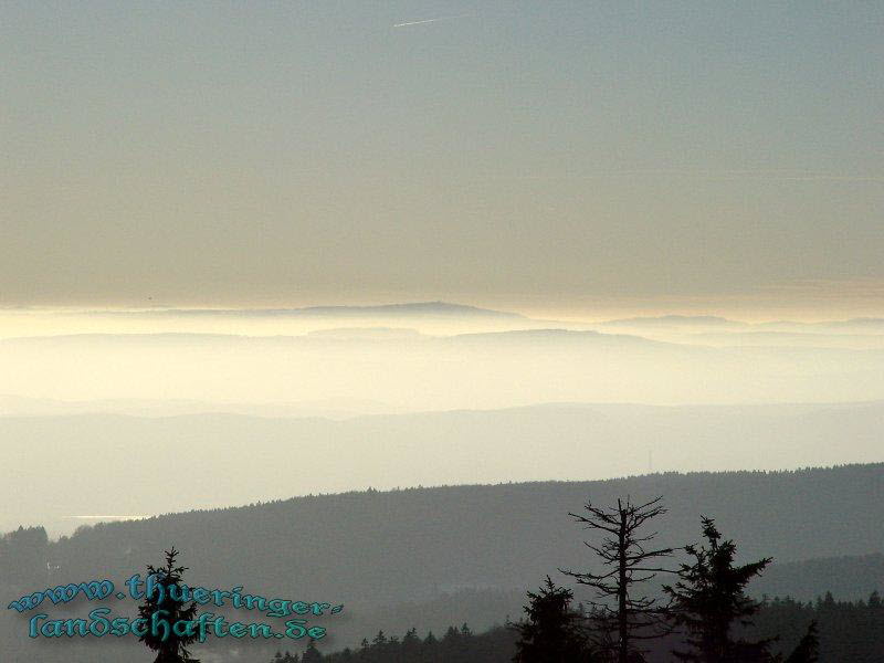 Blick zur Rhn im Winter