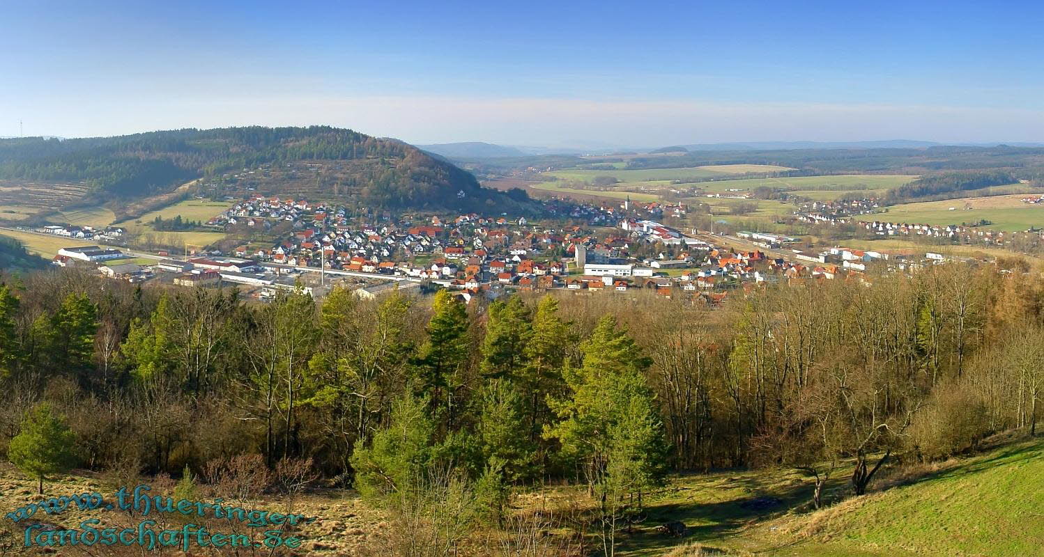 Weitsicht vom Bismarckturm Hildburghausen