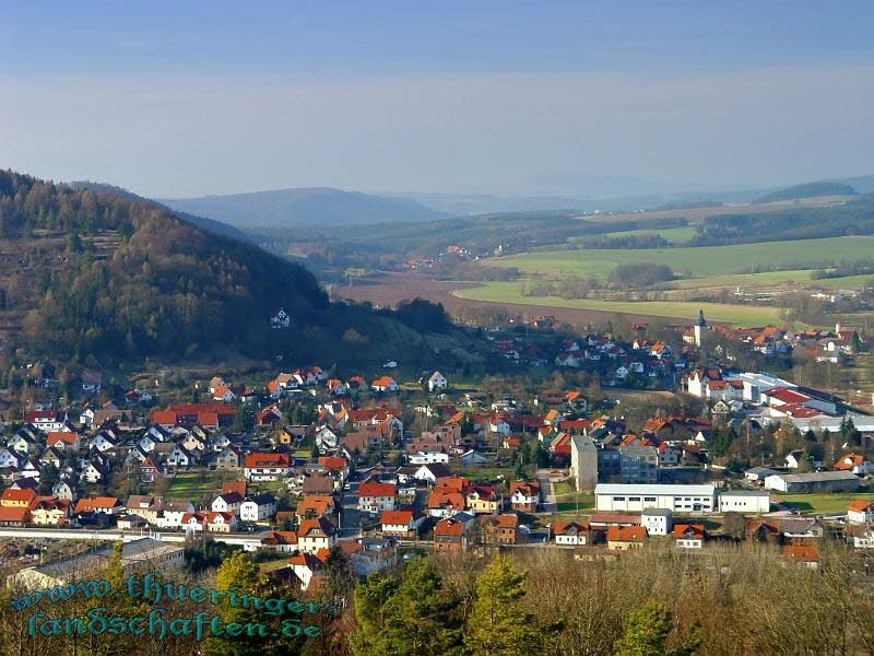 Weitsicht vom Bismarckturm Hildburghausen