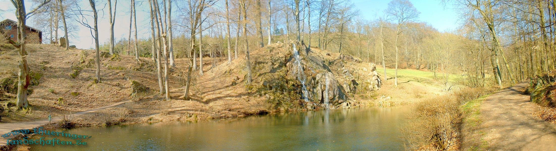 Luisentaler Wasserfall am Altensteiner Park