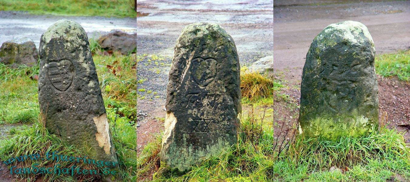 Der Dreiherrenstein bei Frauenwald