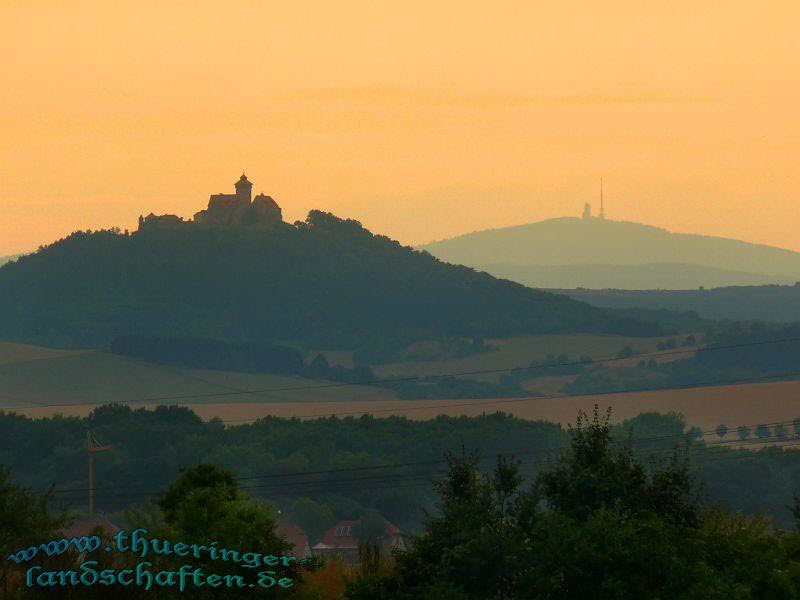 Die Wachsenburg und der Inselsberg