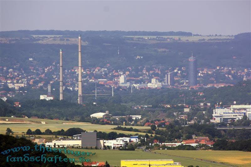 Leuchtenburg (Blick auf Jena)