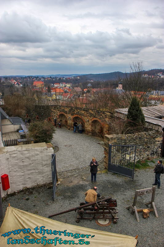 Mittelalterliches Burgspektakel auf der Osterburg in Weida