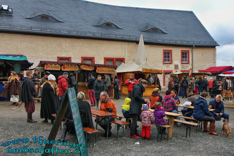 Mittelalterliches Burgspektakel auf der Osterburg in Weida