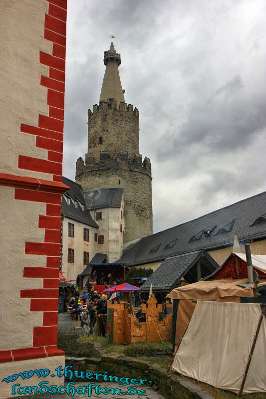 Mittelalterliches Burgspektakel auf der Osterburg in Weida