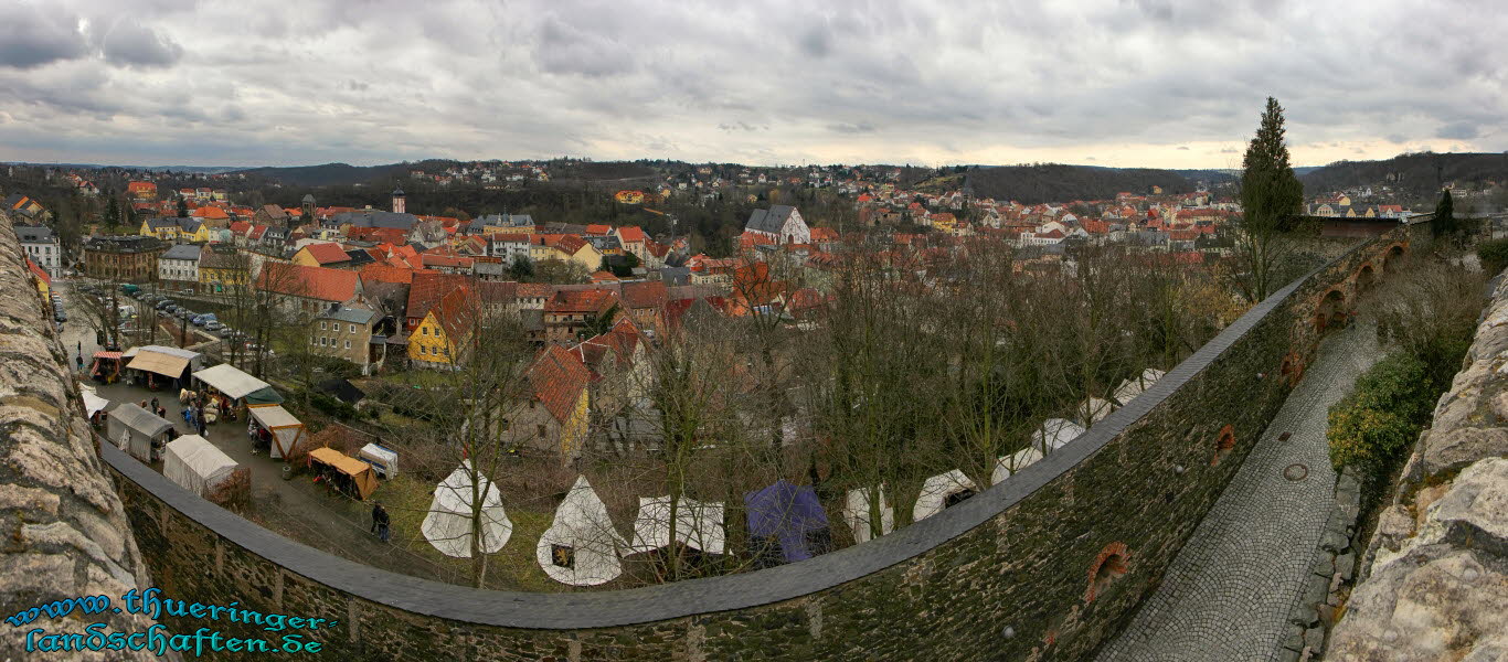 Mittelalterliches Burgspektakel auf der Osterburg in Weida