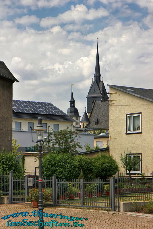 Blick zur St. Karl Borromus Friedrichroda