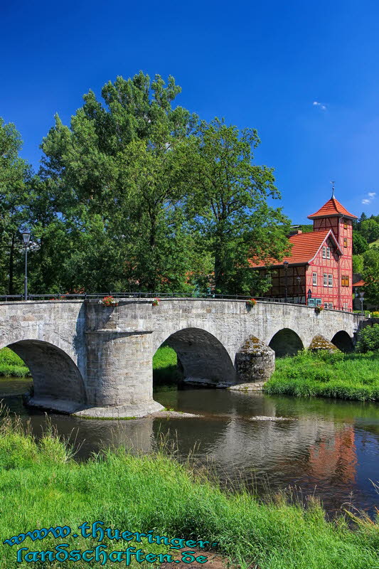 Mittelalterliche Werrabrcke Belrieth